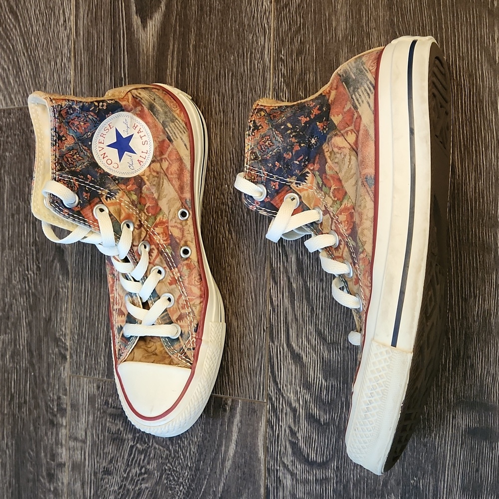 Converse Chuck Taylor All Star Hi Top Multi Natural Foral 544836C US 7.5 WOMENS